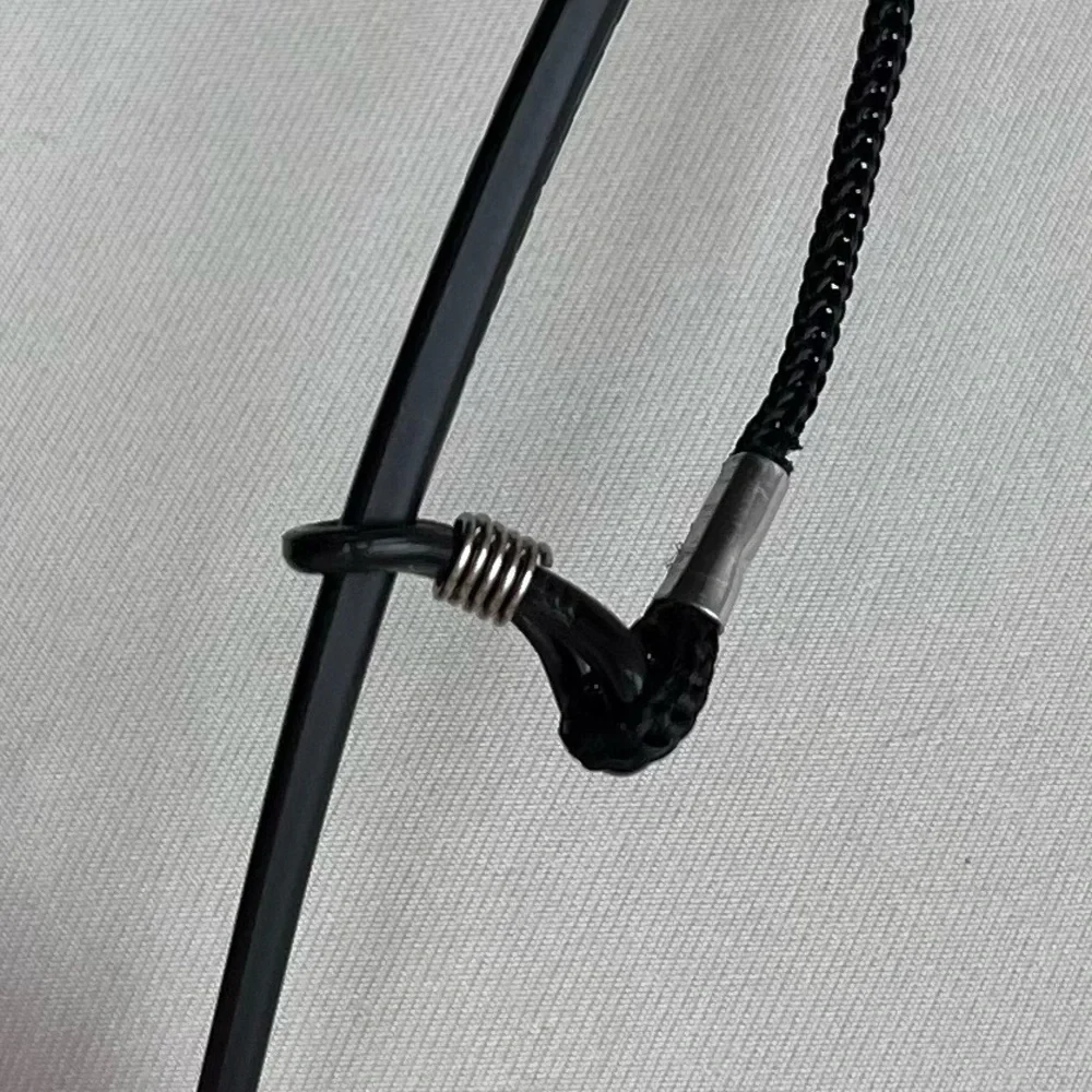 Eyeglass retainers (3) (VGUC) black & clear 26”